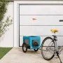 Pet Bicycle Trailer Iron Oxford Cloth Blue Black by vidaXL, pet strollers - Ref: Foro24-93918, Price: 97,78 €, Discount: %