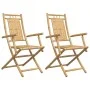Klappbare Gartenstühle 2 Einheiten Bambus 53x66x99 cm von vidaXL, Gartenstühle - Ref: Foro24-368038, Preis: 163,43 €, Rabatt: %