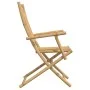 Folding garden chairs 2 units bamboo 53x66x99 cm by vidaXL, Garden chairs - Ref: Foro24-368038, Price: 163,06 €, Discount: %