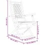 Klappbare Gartenstühle 2 Einheiten Bambus 53x66x99 cm von vidaXL, Gartenstühle - Ref: Foro24-368038, Preis: 163,43 €, Rabatt: %