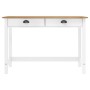 Mesa consola Hill con 2 cajones madera pino 110x45x74 cm de vidaXL, Mesas auxiliares - Ref: Foro24-288994, Precio: 101,71 €, ...