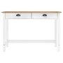 Mesa consola Hill con 2 cajones madera pino 110x45x74 cm by vidaXL, Side tables - Ref: Foro24-288994, Price: 93,91 €, Discoun...