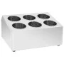 Cutlery holder with 6 square stainless steel grids by vidaXL, Cutlery and utensil trays - Ref: Foro24-51230, Price: 74,96 €, ...