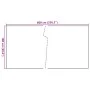 Weiße Balkonmarkise aus synthetischem Rattan, 600 x 100 cm von vidaXL, Zaunpaneele - Ref: Foro24-156291, Preis: 71,32 €, Raba...