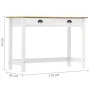 Mesa consola Hill con 2 cajones madera pino 110x45x74 cm by vidaXL, Side tables - Ref: Foro24-288994, Price: 93,91 €, Discoun...
