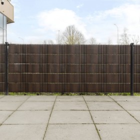 Balkonmarkisen 5 Stück synthetisches Rattan braun schwarz 255x19 cm von vidaXL, Zaunpaneele - Ref: Foro24-156314, Preis: 33,8...