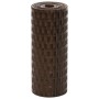 Balcony awnings 5 pcs synthetic rattan brown black 255x19 cm by vidaXL, fence panels - Ref: Foro24-156314, Price: 33,83 €, Di...