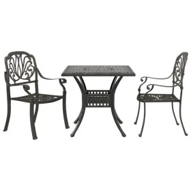 Bistro table and chairs 3 pieces cast aluminum bronze color by vidaXL, Garden sets - Ref: Foro24-3216337, Price: 509,51 €, Di...