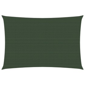 Toldo de vela HDPE verde oscuro 160 g/m² 5x6 m de vidaXL, Sombrillas - Ref: Foro24-311466, Precio: 62,92 €, Descuento: %