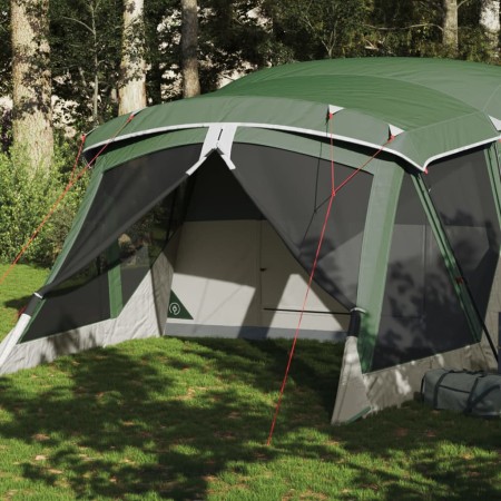 Zelt mit Veranda für 4 Personen, wasserdicht, grün von vidaXL, Zelte - Ref: Foro24-94536, Preis: 213,92 €, Rabatt: %
