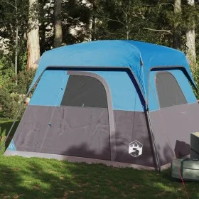 Blaues wasserdichtes Campingzelt für 4 Personen von vidaXL, Zelte - Ref: Foro24-94543, Preis: 124,44 €, Rabatt: %