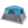 Blue Waterproof 4 Person Camping Tent by vidaXL, tents - Ref: Foro24-94543, Price: 124,21 €, Discount: %