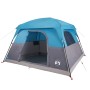 Blaues wasserdichtes Campingzelt für 4 Personen von vidaXL, Zelte - Ref: Foro24-94543, Preis: 121,68 €, Rabatt: %