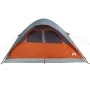 Tienda familiar con cúpula impermeable 6 personas gris naranja de vidaXL, Tiendas de campaña - Ref: Foro24-94557, Precio: 117...