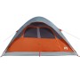 Tienda familiar con cúpula impermeable 6 personas gris naranja de vidaXL, Tiendas de campaña - Ref: Foro24-94557, Precio: 115...