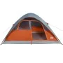 Tienda familiar con cúpula impermeable 6 personas gris naranja de vidaXL, Tiendas de campaña - Ref: Foro24-94557, Precio: 117...