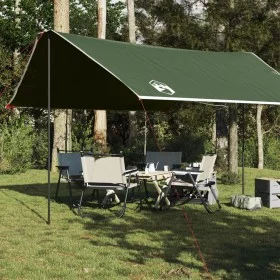 Green waterproof camping tarp 430x380x210 cm by vidaXL, tents - Ref: Foro24-94679, Price: 53,34 €, Discount: %
