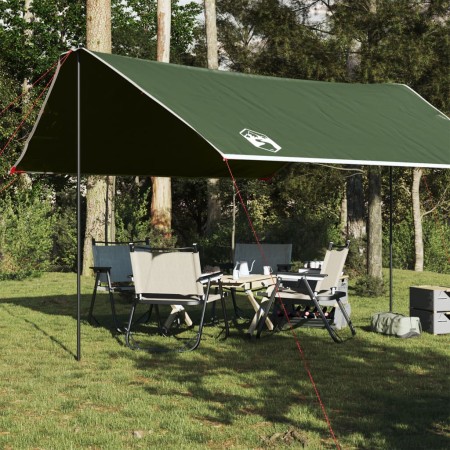 Green waterproof camping tarp 430x380x210 cm by vidaXL, tents - Ref: Foro24-94679, Price: 52,41 €, Discount: %