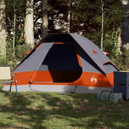 2 Person Igloo Tent Waterproof Gray Orange by vidaXL, tents - Ref: Foro24-94775, Price: 58,18 €, Discount: %