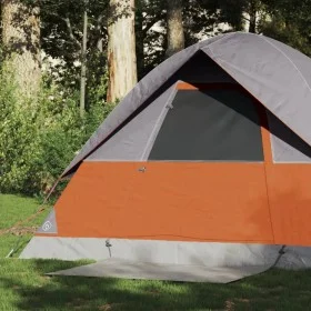 2 Person Igloo Tent Waterproof Gray Orange by vidaXL, tents - Ref: Foro24-94693, Price: 59,12 €, Discount: %