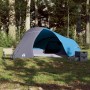 Tienda de campaña iglú para 4 personas impermeable azul