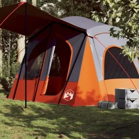 Gray and orange waterproof 5-person tent by vidaXL, tents - Ref: Foro24-94754, Price: 163,57 €, Discount: %