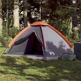 2 Person Igloo Tent Waterproof Gray Orange by vidaXL, tents - Ref: Foro24-94761, Price: 37,36 €, Discount: %