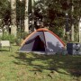 Tienda de campaña iglú para 2 personas impermeable gris naranja