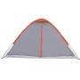 Tienda de campaña iglú para 2 personas impermeable gris naranja
