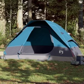 Igloo family tent 6 people waterproof blue by vidaXL, tents - Ref: Foro24-94782, Price: 110,44 €, Discount: %