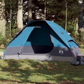 Iglu-Familienzelt 6 Personen wasserdicht blau von vidaXL, Zelte - Ref: Foro24-94782, Preis: 112,30 €, Rabatt: %