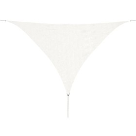 HDPE triangular sail awning 3.6x3.6x3.6 m white by vidaXL, Umbrellas - Ref: Foro24-43018, Price: 24,21 €, Discount: %