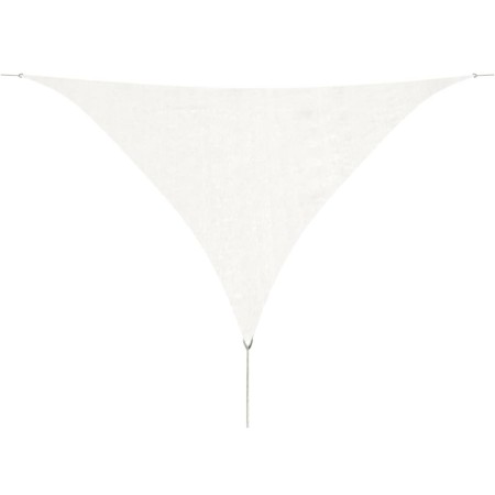 HDPE triangular sail awning 3.6x3.6x3.6 m white by vidaXL, Umbrellas - Ref: Foro24-43018, Price: 24,21 €, Discount: %