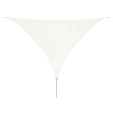 HDPE triangular sail awning 3.6x3.6x3.6 m white by vidaXL, Umbrellas - Ref: Foro24-43018, Price: 19,74 €, Discount: %