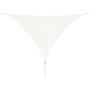HDPE triangular sail awning 3.6x3.6x3.6 m white by vidaXL, Umbrellas - Ref: Foro24-43018, Price: 24,21 €, Discount: %