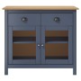 Hill bedside table solid gray pine wood 90x40x80 cm by vidaXL, Sideboards - Ref: Foro24-288941, Price: 139,63 €, Discount: %
