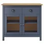 Hill bedside table solid gray pine wood 90x40x80 cm by vidaXL, Sideboards - Ref: Foro24-288941, Price: 137,26 €, Discount: %