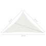 Weiße HDPE-Segelmarkise 160 g/m² 2,5 x 2,5 x 3,5 m von vidaXL, Sonnenschirme - Ref: Foro24-311251, Preis: 20,50 €, Rabatt: %