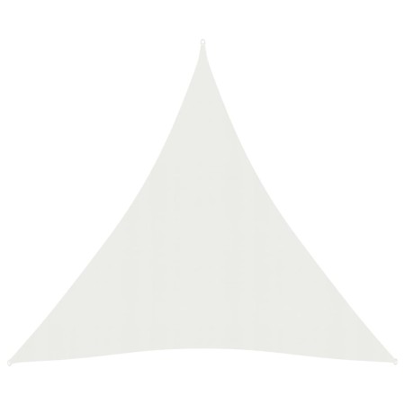 White HDPE sail awning 160 g/m² 5x7x7 m by vidaXL, Umbrellas - Ref: Foro24-311264, Price: 51,58 €, Discount: %