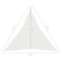 Weiße HDPE-Segelmarkise 160 g/m² 5x7x7 m von vidaXL, Sonnenschirme - Ref: Foro24-311264, Preis: 45,98 €, Rabatt: %