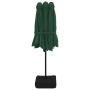 Doppelschirm mit grünen LED-Leuchten 449x245 cm von vidaXL, Sonnenschirme - Ref: Foro24-362954, Preis: 239,66 €, Rabatt: %