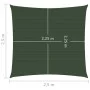 Dunkelgrünes HDPE-Segeltuch 160 g/m² 2,5x2,5 m von vidaXL, Sonnenschirme - Ref: Foro24-311438, Preis: 23,55 €, Rabatt: %