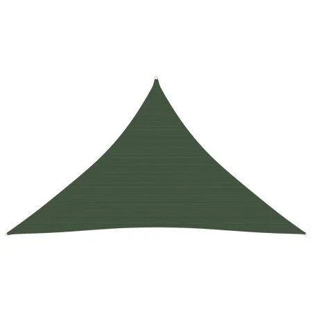Toldo de vela verde oscuro HDPE 160 g/m² 2,5x2,5x3,5 m de vidaXL, Sombrillas - Ref: Foro24-311471, Precio: 18,13 €, Descuento: %