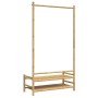 Kleiderständer mit Bambusregalen 103x40x183 cm von vidaXL, Kommoden-Organizer und Bar-Kleiderbügel - Ref: Foro24-368032, Prei...