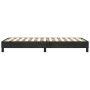 Estructura de cama sin colchón terciopelo negro 100x200 cm