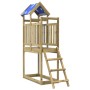 Torre de juegos con escalera madera de pino 110,5x52,5x215 cm