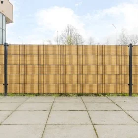 Toldos de balcón 10 uds ratán sintético marrón claro 255x19 cm by vidaXL, fence panels - Ref: Foro24-156317, Price: 47,65 €, ...