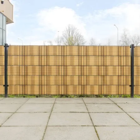 Balkonmarkisen 10 Stück aus hellem braunem synthetischem Rattan 255x19 cm von vidaXL, Zaunpaneele - Ref: Foro24-156317, Preis...