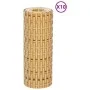 Balkonmarkisen 10 Stück aus hellem braunem synthetischem Rattan 255x19 cm von vidaXL, Zaunpaneele - Ref: Foro24-156317, Preis...