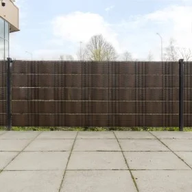 Toldos de balcón 10 uds ratán sintético marrón negro 255x19 cm by vidaXL, fence panels - Ref: Foro24-156315, Price: 47,72 €, ...